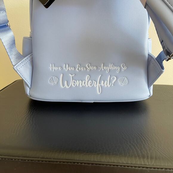NWT Little Mermaid Loungefly Exclusive Backpack - Picture 5 of 8